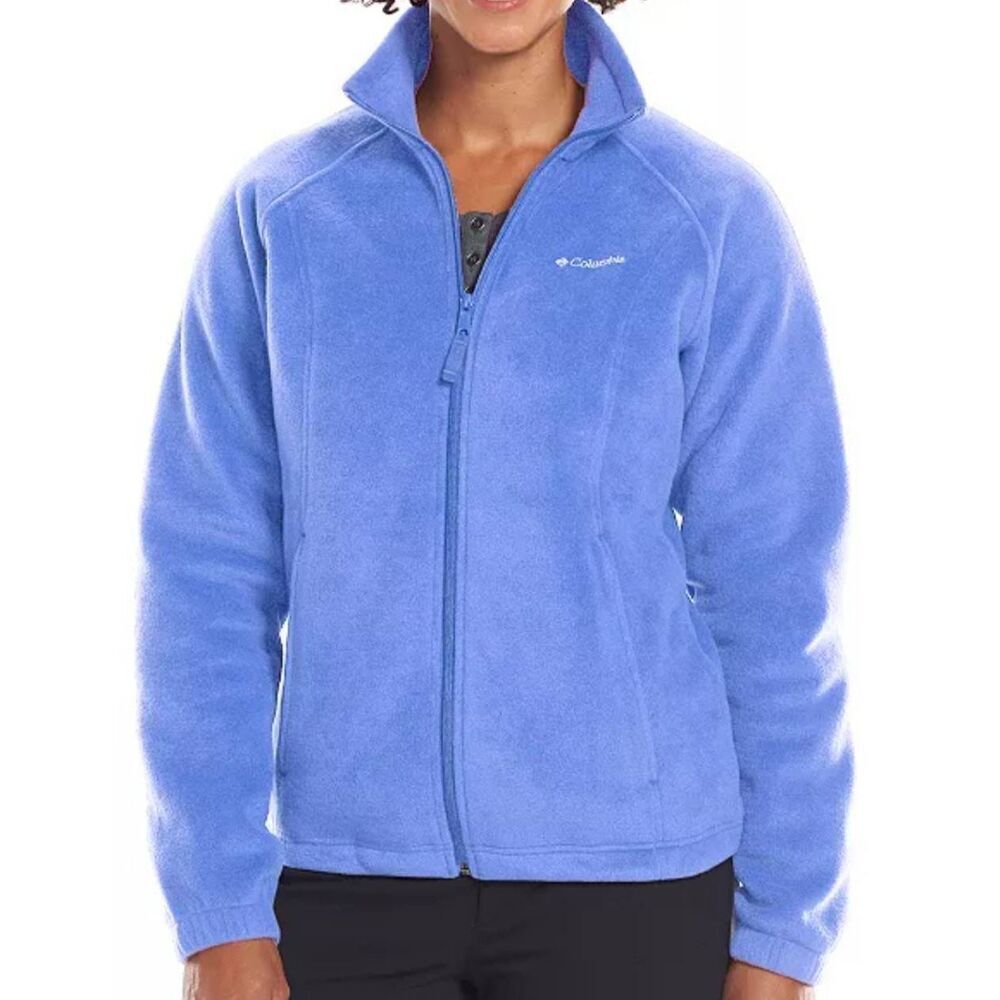 Columbia Solid Fleece Jacket 'Bluebell' Sz XL